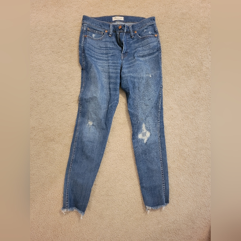 Madewell 9" high rise skinny 28